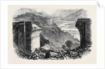 Fall of a Viaduct on the Great Indian Peninsular Railway: Broken Viaduct on the Bhore Ghaut Incline Two Days after Its Fall 1867 by Anonymous