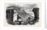 Fall of a Viaduct on the Great Indian Peninsular Railway: Broken Viaduct on the Bhore Ghaut Incline Two Days after Its Fall 1867 by Anonymous