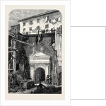 Excavation at Rome Showing the Guard-House of the Seventh Cohort of Vigiles Italy 1867 by Anonymous