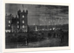 The Queen's Visit to the Scottish Border: The Fireworks and Beacon Fires Viewed from Floors Castle UK 1867 by Anonymous