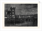 The Queen's Visit to the Scottish Border: The Fireworks and Beacon Fires Viewed from Floors Castle UK 1867 by Anonymous