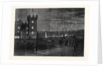 The Queen's Visit to the Scottish Border: The Fireworks and Beacon Fires Viewed from Floors Castle UK 1867 by Anonymous