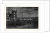 The Queen's Visit to the Scottish Border: The Fireworks and Beacon Fires Viewed from Floors Castle UK 1867 by Anonymous