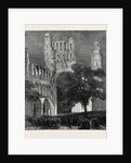 The Queen's Visit to the Scottish Border: Kelso Abbey Illuminated by the Lime-Light UK 1867 by Anonymous