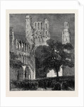 The Queen's Visit to the Scottish Border: Kelso Abbey Illuminated by the Lime-Light UK 1867 by Anonymous