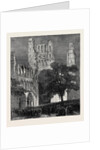 The Queen's Visit to the Scottish Border: Kelso Abbey Illuminated by the Lime-Light UK 1867 by Anonymous