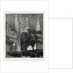 The Queen's Visit to the Scottish Border: Kelso Abbey Illuminated by the Lime-Light UK 1867 by Anonymous