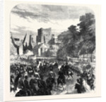 The Queen's Visit to the Scottish Border: Her Majesty's Entry Into Kelso UK 1867 by Anonymous