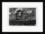 Great Fire in the Central Exchange Buildings Newcastle-on-Tyne UK 1867 by Anonymous