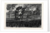 Great Fire in the Central Exchange Buildings Newcastle-on-Tyne UK 1867 by Anonymous