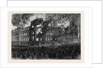Great Fire in the Central Exchange Buildings Newcastle-on-Tyne UK 1867 by Anonymous
