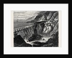Scene of the Accident at Bray Head on the Dublin Wicklow and Wexford Railway Ireland 1867 by Anonymous
