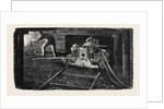 The Paris International Exhibition: Hydraulic Coal-Cutting Machine France 1867 by Anonymous