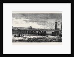 Panmure Bridge Auckland New Zealand 1867 by Anonymous