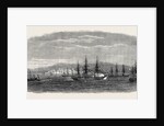 The Captured Greek Blockade-Runner Arkadi Towed Up the Dardanelles 1867 by Anonymous