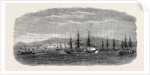The Captured Greek Blockade-Runner Arkadi Towed Up the Dardanelles 1867 by Anonymous