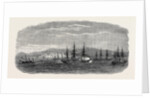 The Captured Greek Blockade-Runner Arkadi Towed Up the Dardanelles 1867 by Anonymous