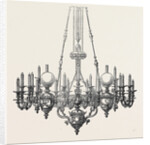 The Paris International Exhibition: Chandelier, France 1867 by Anonymous