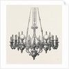 The Paris International Exhibition: Chandelier, France 1867 by Anonymous