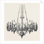 The Paris International Exhibition: Chandelier, France 1867 by Anonymous