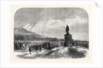 The Queen Uncovering the Statue of the Late Prince Consort at Balmoral 1867 by Anonymous