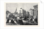 The Egyptian Okel and Model of the Catacombs of Rome in the Park of the Paris Exhibition France 1867 by Anonymous