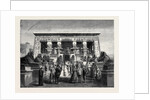 Model of the Temple of Edfou in the Park of the Late Paris International Exhibition France 1867 by Anonymous