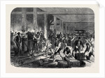 The British Expedition to Abyssinia: Preparing Compressed Forage at the Globe Wharf Regent's Canal Mile-End-Road UK 1867 by Anonymous