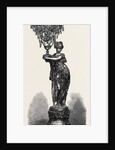 Figure Holding Candelabrum by the Compagnie Des Marbres Onyx D'Algerie Exhibited by G. Viot and Co. 1867 by Anonymous