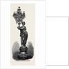 Figure Holding Candelabrum by the Compagnie Des Marbres Onyx D'Algerie Exhibited by G. Viot and Co. 1867 by Anonymous