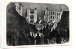 Effects of the Explosion at the House of Detention Clerkenwell Seen from Within the Prison Yard: Searching the Ruins 1867 by Anonymous