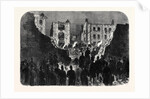 Effects of the Explosion at the House of Detention Clerkenwell Seen from Within the Prison Yard: Searching the Ruins 1867 by Anonymous
