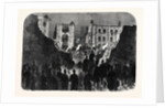 Effects of the Explosion at the House of Detention Clerkenwell Seen from Within the Prison Yard: Searching the Ruins 1867 by Anonymous