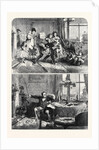 Christmas Time First and Second Floors, 1867 by Anonymous