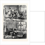 Christmas Time First and Second Floors, 1867 by Anonymous