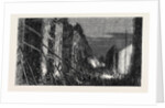 Effects of the Explosion at Clerkenwell: Corporation Lane by Night London UK 1867 by Anonymous