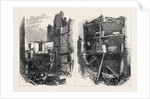 Effects of the Explosion at Clerkenwell: Interiors of Houses in Corporation Lane London UK 1867 by Anonymous