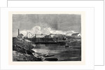 The Inundations in the Fens: The Syphon Dam of the Middle-Level Drain 1862 by Anonymous