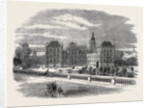 The Queen's Visit to Germany: The Ducal Palace and Church of St Moritz Coburg 1862 by Anonymous