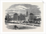 The Queen's Visit to Germany: The Ducal Palace and Church of St Moritz Coburg 1862 by Anonymous