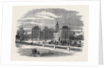 The Queen's Visit to Germany: The Ducal Palace and Church of St Moritz Coburg 1862 by Anonymous
