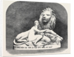 Una and the Lion in Metal, the International Exhibition 1862 by Anonymous