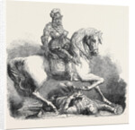 The International Exhibition: Charles I. And His Standard-Bearer in Aluminium Exhibited by Bell and Co. 1862 by Anonymous