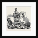 The International Exhibition: Charles I. And His Standard-Bearer in Aluminium Exhibited by Bell and Co. 1862 by Anonymous