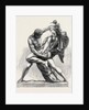 The International Exhibition: The Grapplers Group in Bronzed Zinc, 1862 by Anonymous