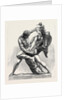 The International Exhibition: The Grapplers Group in Bronzed Zinc, 1862 by Anonymous
