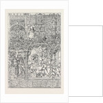 The International Exhibition: Stained Glass Window: Robin Hood's Last Shot 1862 by Anonymous