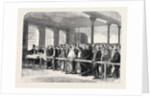 The Cotton Famine: Distributing Tickets for Bread Soup Meat Meal Coal Etc. At the Office of a District Provident Society Manchester 1862 by Anonymous