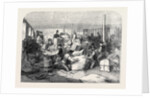 The Cotton Famine: Making Up Parcels of Clothing at the Industrial Institution Manchester 1862 by Anonymous
