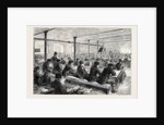 The Cotton Famine: School for Mill Operatives at Mr. Stirling's Mill Lower Mosley-Street Manchester 1862 by Anonymous
